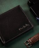 Klasyczny, elegancki portfel męski ze skóry naturalnej — Pierre Cardin Klasyczny, elegancki portfel męski ze skóry naturalnej — Pierre Cardin
