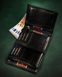 Duży, skórzany portfel męski bez zapięcia - Peterson Duży, skórzany portfel męski bez zapięcia - Peterson