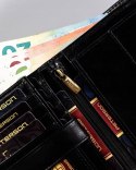 Klasyczny, skórzany portfel męski na zatrzask - Peterson Klasyczny, skórzany portfel męski na zatrzask - Peterson