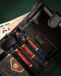 Zestaw prezentowy: skórzany portfel męski i brelok - Peterson Zestaw prezentowy: skórzany portfel męski i brelok - Peterson