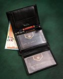 Zestaw prezentowy: skórzany portfel męski i brelok - Peterson Zestaw prezentowy: skórzany portfel męski i brelok - Peterson