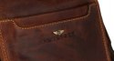 Skórzana listonoszka męska na ramię - Peterson
