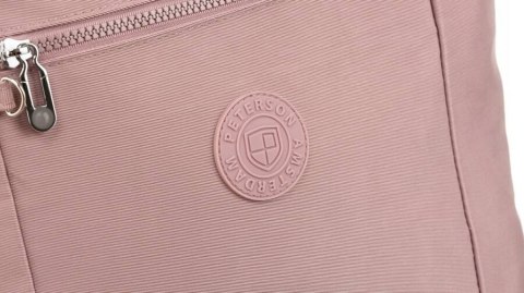 Nylonowy, pojemny shopper damski - Peterson
