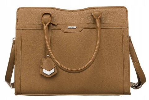 Elegancka, pojemna shopperka damska ze skóry ekologicznej - Rovicky Elegancka, pojemna shopperka damska ze skóry ekologicznej - Rovicky