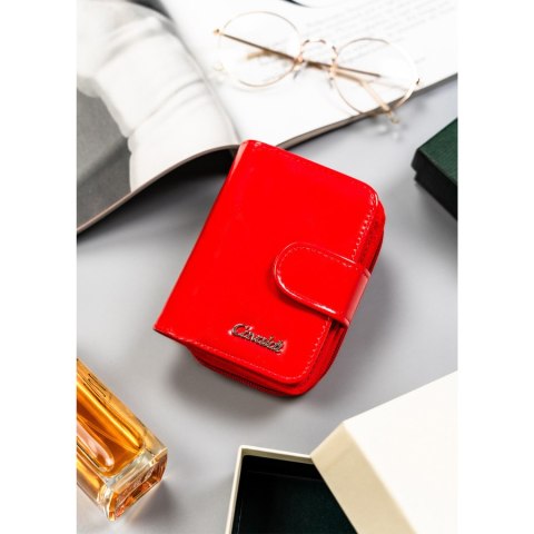 Klasyczny, pojemny portfel damski ze skóry ekologicznej - 4U Cavaldi