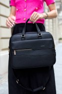 Torba damska na laptopa ze skóry ekologicznej - Peterson Torba damska na laptopa ze skóry ekologicznej - Peterson