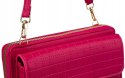 Elegancka mini torebka-portfel na długim, doczepianym pasku - 4U Cavaldi Elegancka mini torebka-portfel na długim, doczepianym pasku - 4U Cavaldi