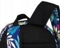 Klasyczny, damski plecak z poliestru w roślinny wzór - Rovicky