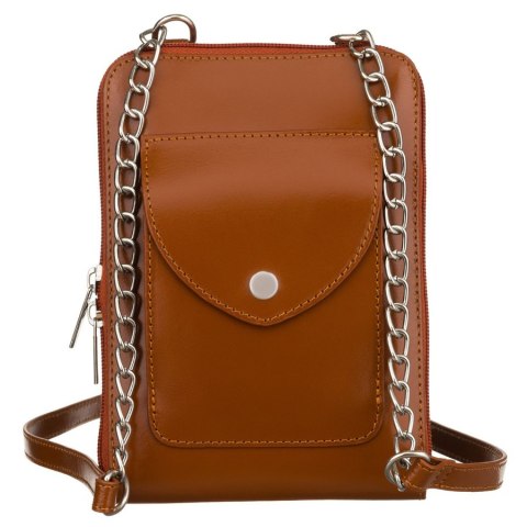 Mini torebka damska ze skóry naturalnej