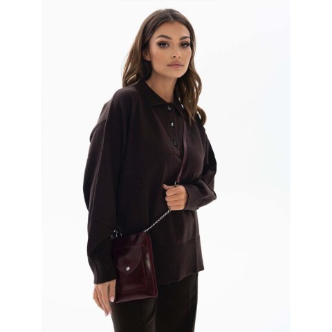 Mini torebka damska ze skóry naturalnej