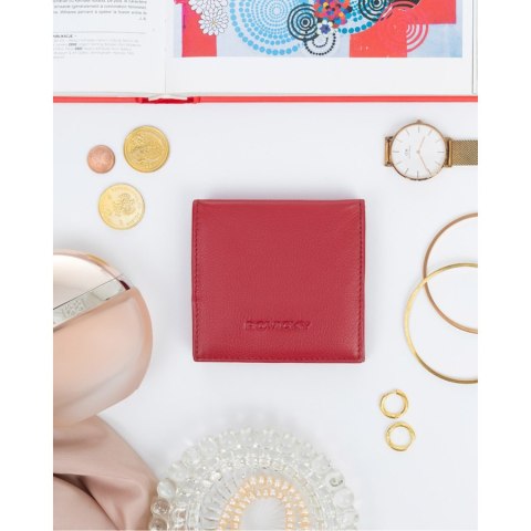 Mały, praktyczny portfel damski ze skóry naturalnej - Rovicky