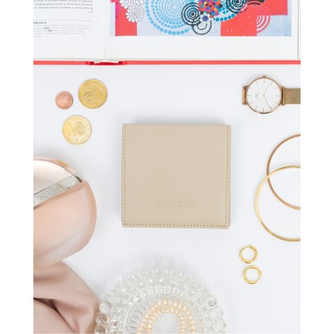 Mały, praktyczny portfel damski ze skóry naturalnej - Rovicky