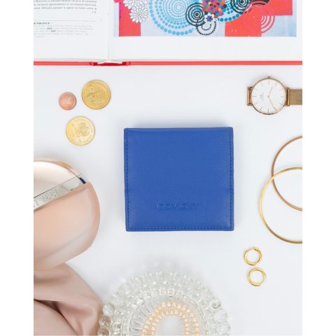 Mały, praktyczny portfel damski ze skóry naturalnej - Rovicky