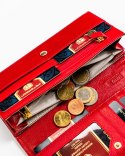 Duży portfel damski antykradzieżowy slim - Peterson Duży portfel damski antykradzieżowy slim - Peterson