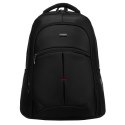Funkcjonalny plecak biznesowy na laptopa w czarnym kolorze - Peterson Funkcjonalny plecak biznesowy na laptopa w czarnym kolorze - Peterson