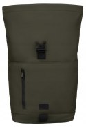 Duży plecak roll-top w zielonym kolorze z kieszenią na laptopa - Peterson Duży plecak roll-top w zielonym kolorze z kieszenią na laptopa - Peterson