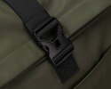 Duży plecak roll-top w zielonym kolorze z kieszenią na laptopa - Peterson Duży plecak roll-top w zielonym kolorze z kieszenią na laptopa - Peterson