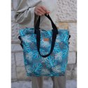 Pojemna torba shopper na zakupy w modny wzór - Rovicky Pojemna torba shopper na zakupy w modny wzór - Rovicky
