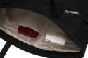 Czarny shopper bag torebka mieszcząca A4 - Peterson Czarny shopper bag torebka mieszcząca A4 - Peterson