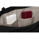Pojemna elegancka shopperka damska na ramię czarna - Peterson Pojemna elegancka shopperka damska na ramię czarna - Peterson