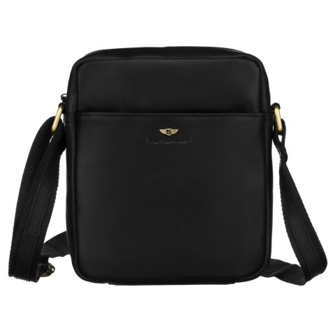 Klasyczna torba listonoszka ze skóry naturalnej - Peterson