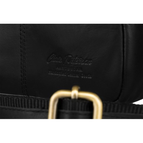 Klasyczna torba listonoszka ze skóry naturalnej - Peterson