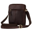 Torba damska listonoszka crossbody ze skóry naturalnej - Peterson