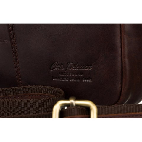 Torba damska listonoszka crossbody ze skóry naturalnej - Peterson