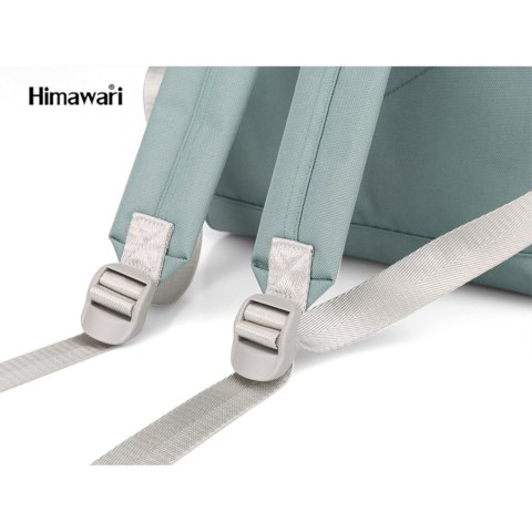 Granatowy plecak damski z USB i kieszenią na laptopa - Himawari Granatowy plecak damski z USB i kieszenią na laptopa - Himawari