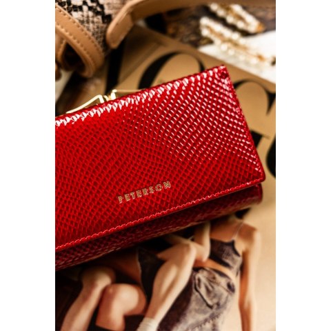 Portfel damski na prezent z ochroną kart RFID - Peterson