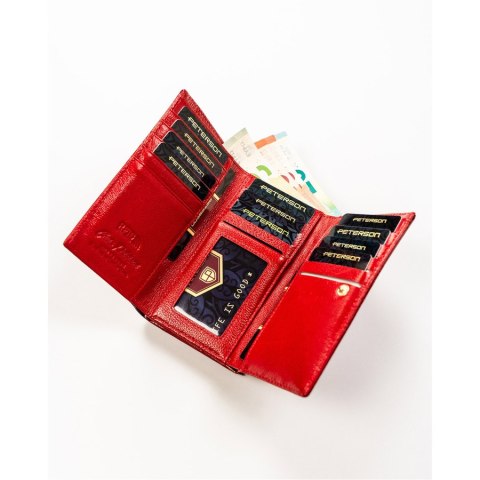 Portfel damski na prezent z ochroną kart RFID - Peterson