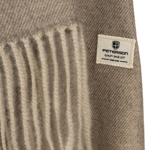 Szal gładki damski w ciemnoszarym kolorze - Peterson