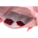 Różowa torba weekendowa z wytrzymałego poliestru zawieszona na wygodnych uchwytach - Peterson Różowa torba weekendowa z wytrzymałego poliestru zawieszona na wygodnych uchwytach - Peterson