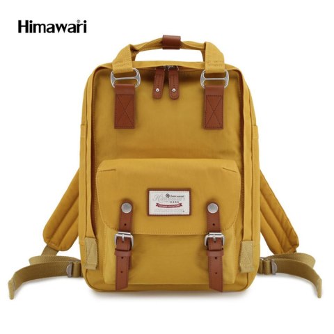 Żółty, praktyczny miejski plecak z miejscem na laptopa - Himawari