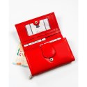 Czerwony, skórzany portfel damski z ochroną RFID - Rovicky Czerwony, skórzany portfel damski z ochroną RFID - Rovicky