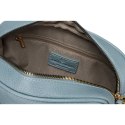 Niebieska listonoszka damska crossbody z wąskim i szerokim paskiem na ramię eko skóra Peterson Niebieska listonoszka damska crossbody z wąskim i szerokim paskiem na ramię eko skóra Peterson