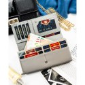 Biały, duży portfel damski z systemem RFID zamykany na zatrzask - Peterson Biały, duży portfel damski z systemem RFID zamykany na zatrzask - Peterson