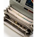 Biały, duży portfel damski z systemem RFID zamykany na zatrzask - Peterson Biały, duży portfel damski z systemem RFID zamykany na zatrzask - Peterson