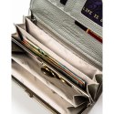 Elegancki, biały portfel damski ze skóry ekologicznej i naturalnej z systemem RFID - Peterson Elegancki, biały portfel damski ze skóry ekologicznej i naturalnej z systemem RFID - Peterson