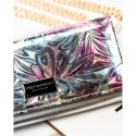 Wielokolorowy portfel damski z systemem RFID zamykany na zatrzask - Peterson Wielokolorowy portfel damski z systemem RFID zamykany na zatrzask - Peterson