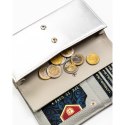 Wielokolorowy portfel damski z systemem RFID zamykany na zatrzask - Peterson Wielokolorowy portfel damski z systemem RFID zamykany na zatrzask - Peterson