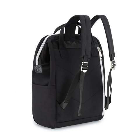 Pojemny plecak w czarnym kolorze z miejscem na laptopa - Himawari