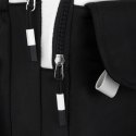 Młodzieżowy plecak szkolny z poliestru w czarnym kolorze z przegrodą na laptopa, odporny na wilgoć - Peterson