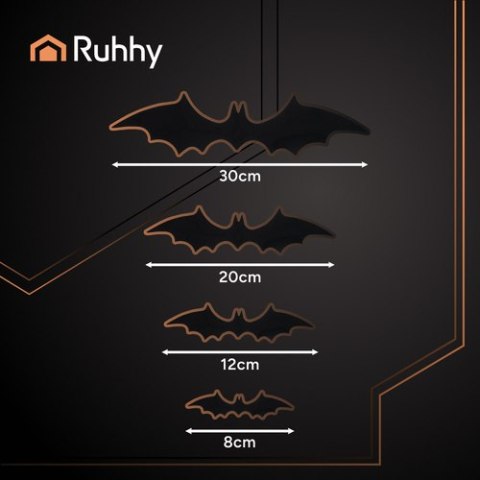 Nietoperz - naklejki 3D - 56szt. Ruhhy 26026