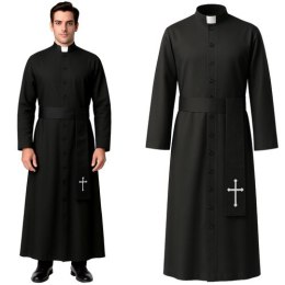 Strój księdza na Halloween Ruhhy 26174
