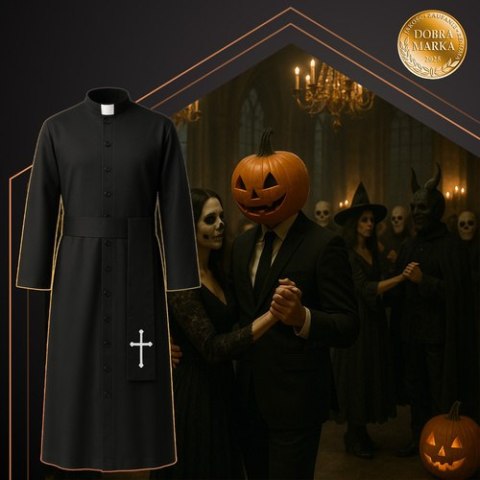Strój księdza na Halloween Ruhhy 26174 Strój księdza na Halloween Ruhhy 26174