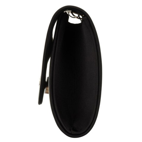 Kopertówka damska wykonana z tkaniny syntetycznej w czarnym kolorze - Rovicky