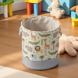 Pojemnik na zabawki kosz, worek na pranie, zwierzątka 40x35cm OR113