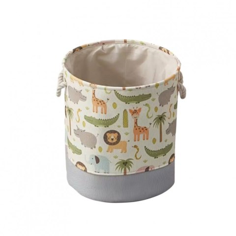 Pojemnik na zabawki kosz, worek na pranie, zwierzątka 40x35cm OR113