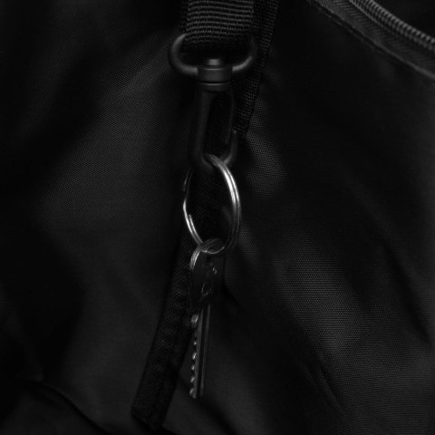 Jasnozielona shopperka damska z poliestru, zawieszona na uchwytach i doczepianym pasku - Peterson